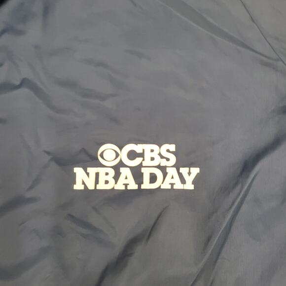 Vintage 70s CBS Jacket Large 24x28 Baggy Basketball - Picture 10 of 13
